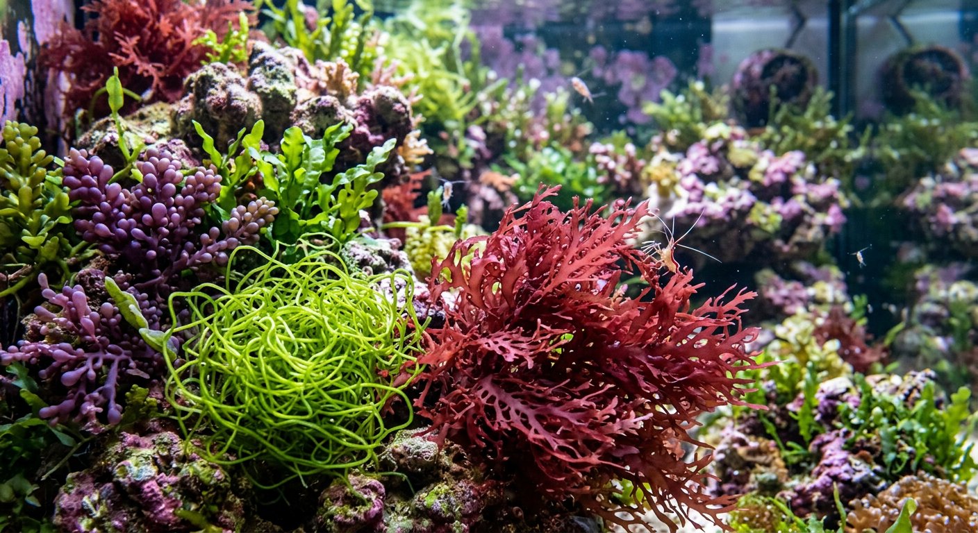 สาหร่ายสวยและสาหร่ายใน Refugium: Chaeto, Dragon’s breath, Caulerpa